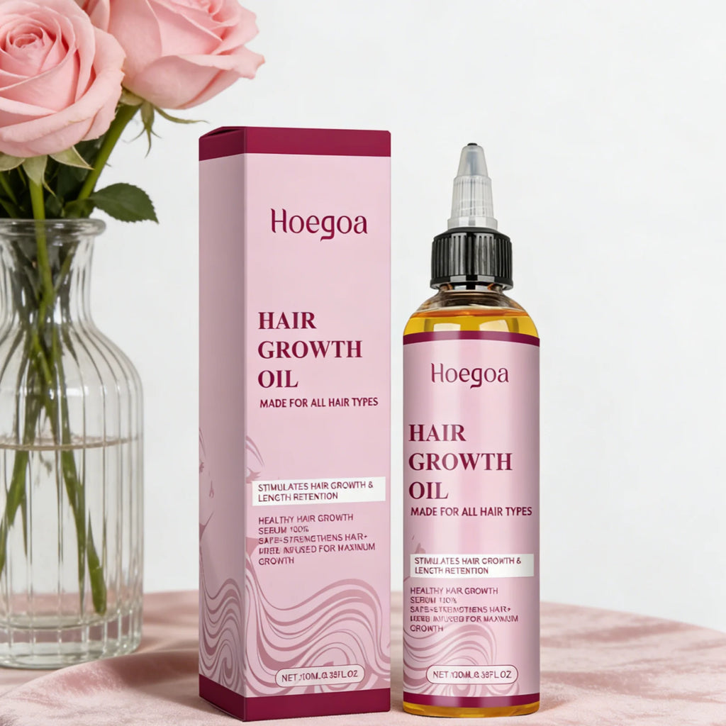 Hoegoa Ginger Rosemary Hair Growth Oil Deep Nourishment Improve Dryness Length Retention Intensive Repairing Hair Essential Oil Oasis Select