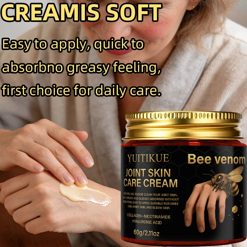 YUITIKUE Bee Venom Body & Joint Cream – Collagen & Hyaluronic