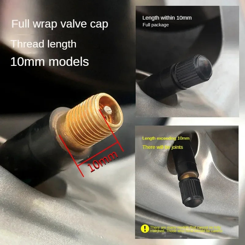 Tire Valve Dust Caps Stem Covers Plastic Car Wheel Tire Valve Tyre Stem Air Caps Auto Bike Bicycle Truck Motorcycle Accessories Oasis Select