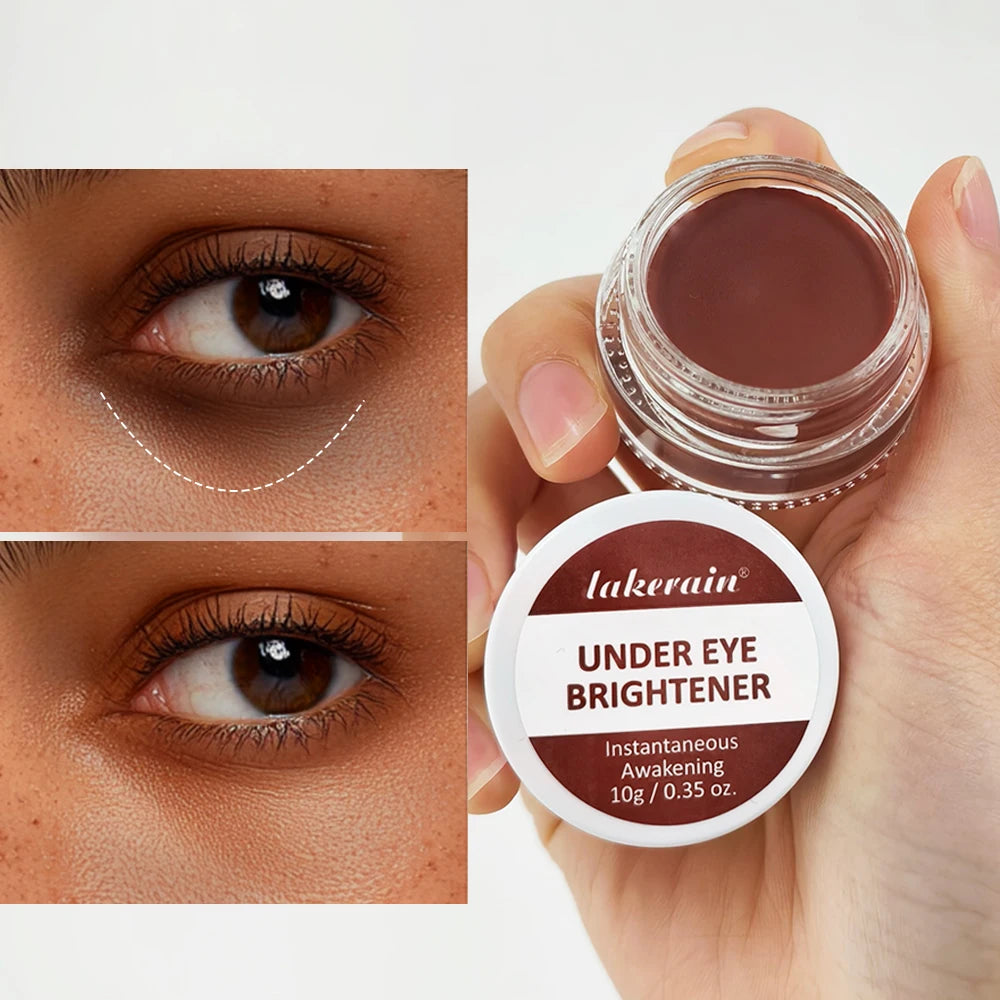 Lakerain Eye Concealer Brightener Cover Dark Circles Nourish Skin Correcting Makeup Nude Tan Shades Long Lasting Cosmetics Oasis Select