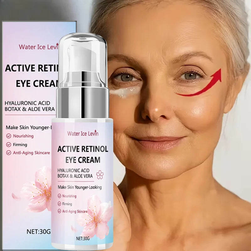 Active Retinol Eye Cream – Hyaluronic Acid & Aloe Vera 30g Retinol Eye Cream Oasis Select