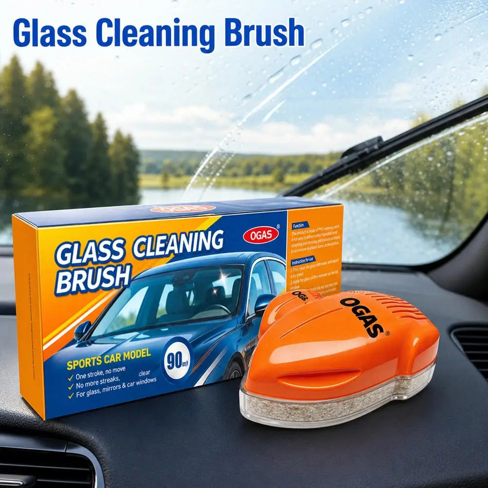 Streak-Free Car Windshield Cleaning Brush | Auto Glass Cleaner