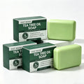 Tea Tree Oil Handmade Soap Cleansing Oil-controlling Facial Body Oasis Select Soap 3PCS