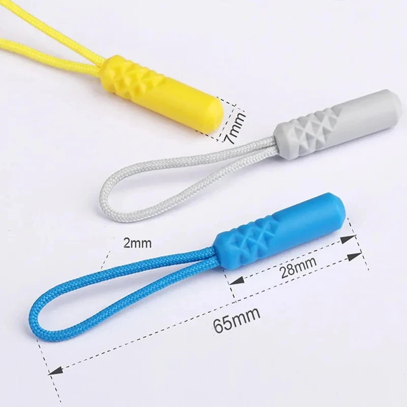 10/20pcs Rucksacks Zip Cord Replacement Clip For Coats Jackets Pull Puller Tent Zippers Pull Rope Zipper Puller Zipper Rope Oasis Select