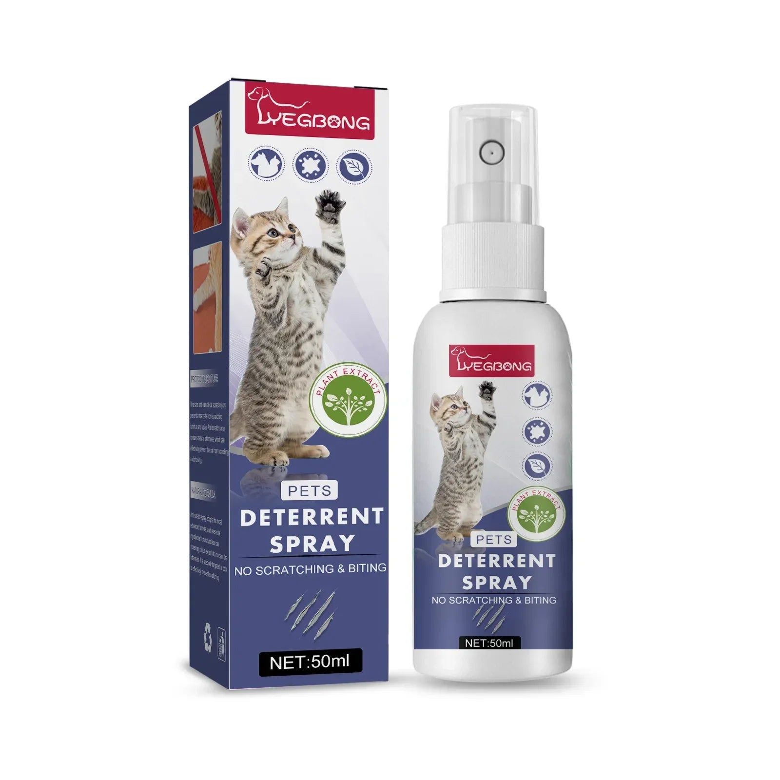 50ml Cat Scratch Deterrent Spray Natural Scratching Training Aid Spray No Stimulation Orange Fragrance Sofa Furniture Protectors Oasis Select 50ml
