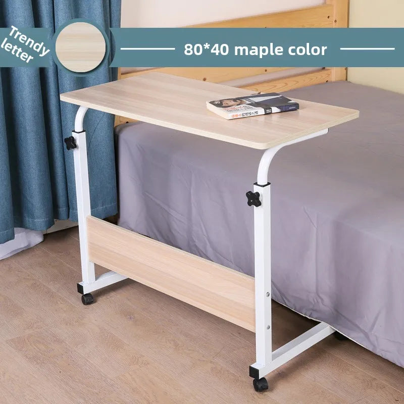 Computer desk Lazy table Desktop household bed Desk Simple small table Simple folding table Removable bedside table Durable Oasis Select Maple 80x40 1