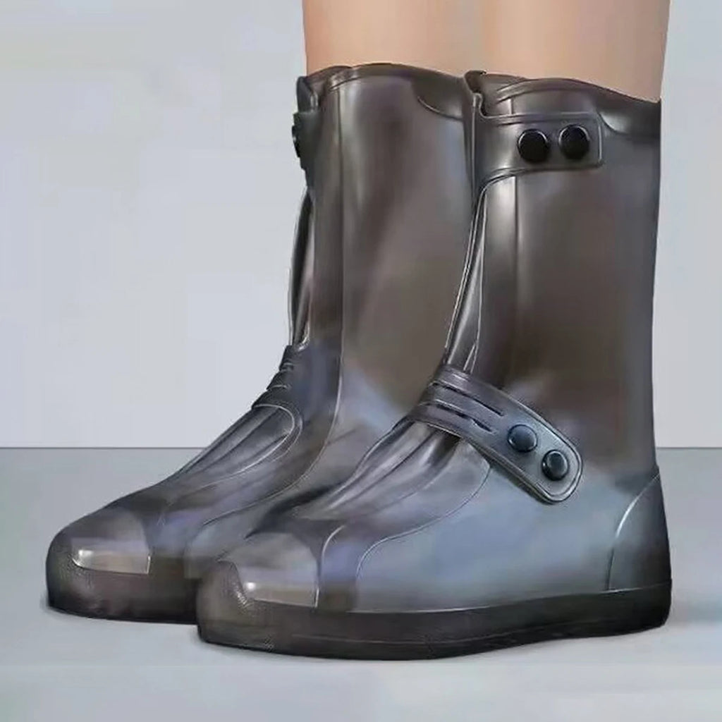 Silicone Waterproof Shoe Covers – Anti-Slip High-Tube Rain