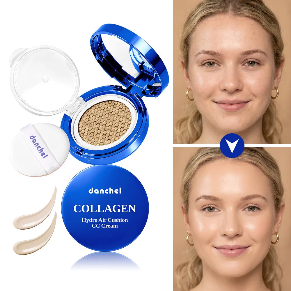 Collagen Air Cushion CC Cream – Hydrating Foundation Coverage