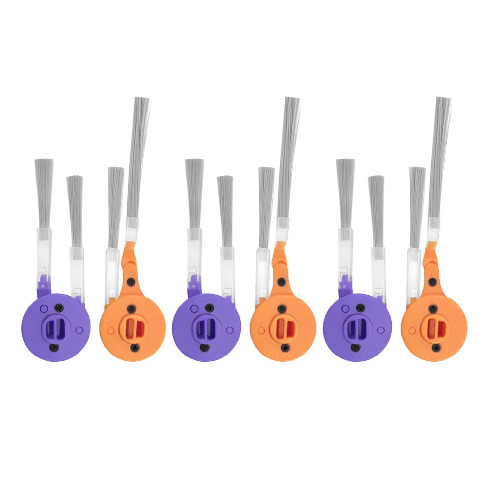 6Pcs Replacement Side Brush For Narwal Flow Robot Vacuum Cleaner Corner Edge Cleaning Accessories Plastic Nylon Parts Oasis Select 6pcs