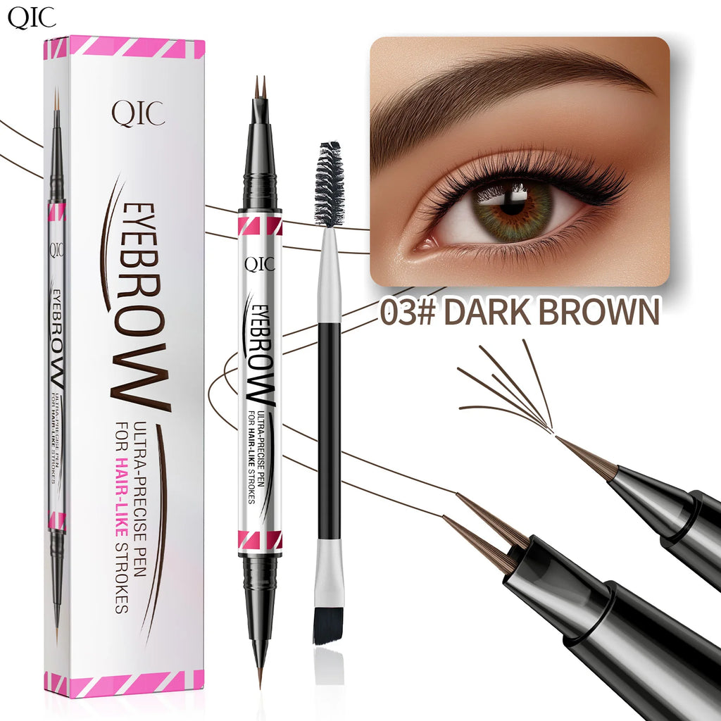 QIC Waterproof Micro Blade Eyebrow Pencil & Liquid Brow Marker