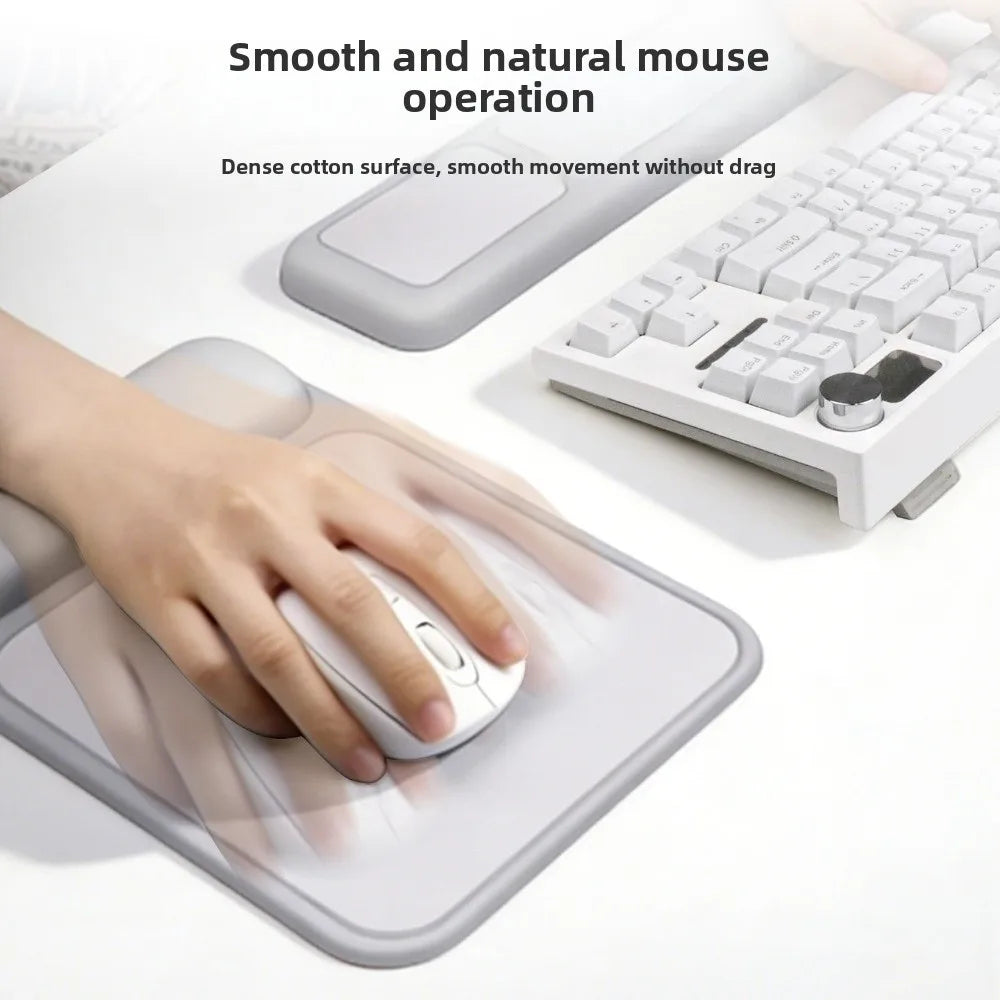 Ergonomic Wrist Rest Mouse Pad Soft Palm Rest Non-Slip Base Hand Pillow Durable Slow Rebound Mouse Mat Office Use Oasis Select