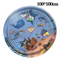 Water Sensory Play Mat Thickened Inflatable Water Mat For Cat And Dog Pet Playmat With Fish Sea Ocean Theme Sensory Toy Water Oasis Select Style C 1PC