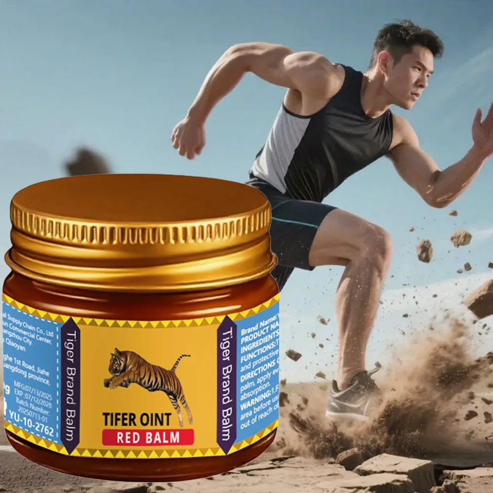YUITIKUE Tiger Red Balm Joint Care Cream 60g - Soothes Muscles & Joints Non-Greasy 2pc Oasis Select