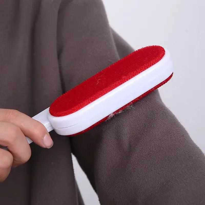 Self-cleaning Lint Sticking Roller 2 Sides Dedusting Brush Pet Hair Remover Brush Removing Dog Cat Hair from Sofa Carpet Clothes Oasis Select