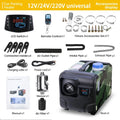 12V 24V 8000W Car Heater Air Diesel Heater Aluminum Shell Air Parking Heater Warmer Wireless LCD Remote Control Engine Preheater Oasis Select 12 24 220V Universal
