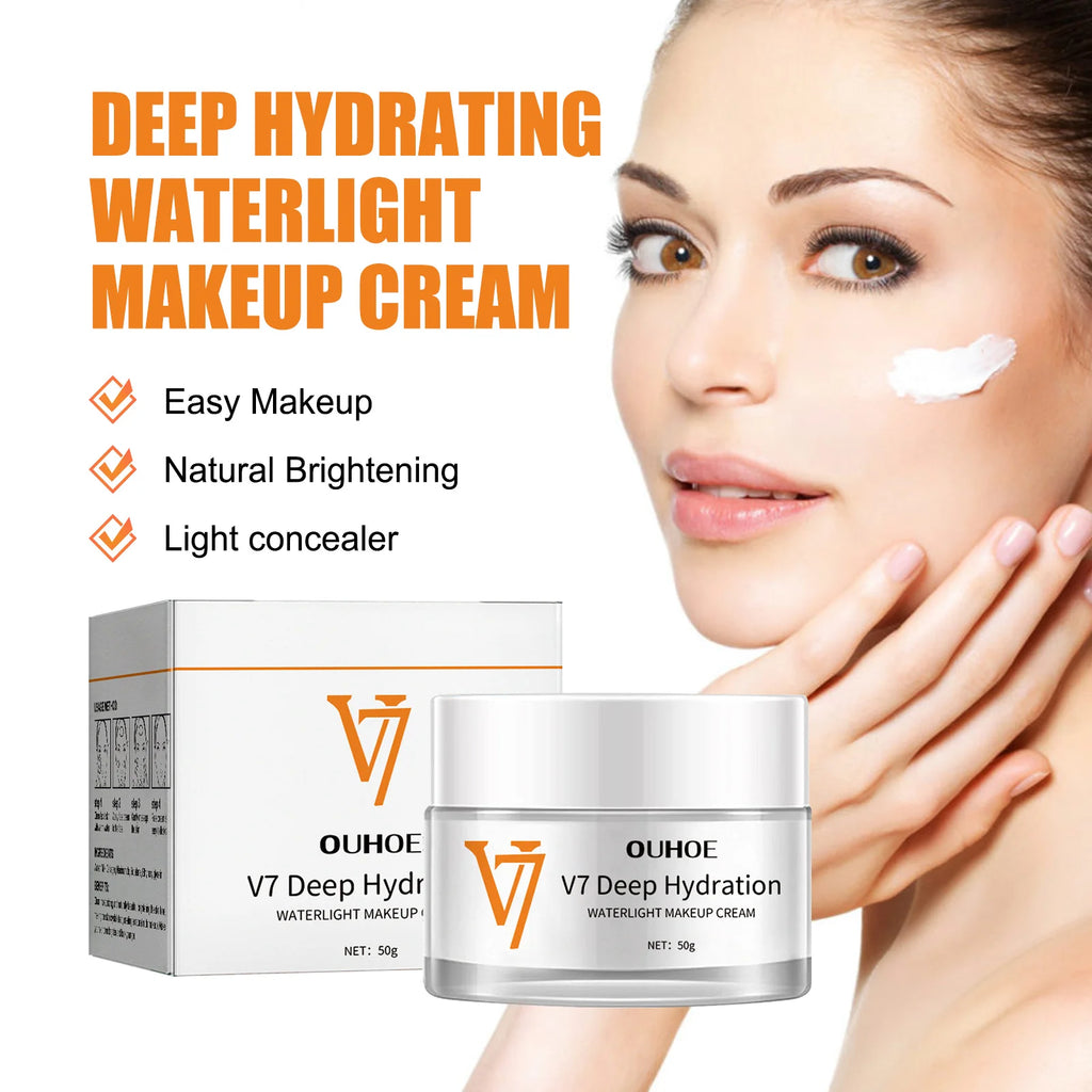 Face Cream Deep Hydration Waterlight Instant Whitening Moisturizing Cream Vitamin H Nourish Brighten Skin Tone Fade Blemishes Oasis Select
