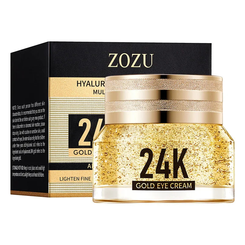 24K Gold Hyaluronic Acid Eye Cream – Dark Circles & Bags Eye Cream Oasis Select