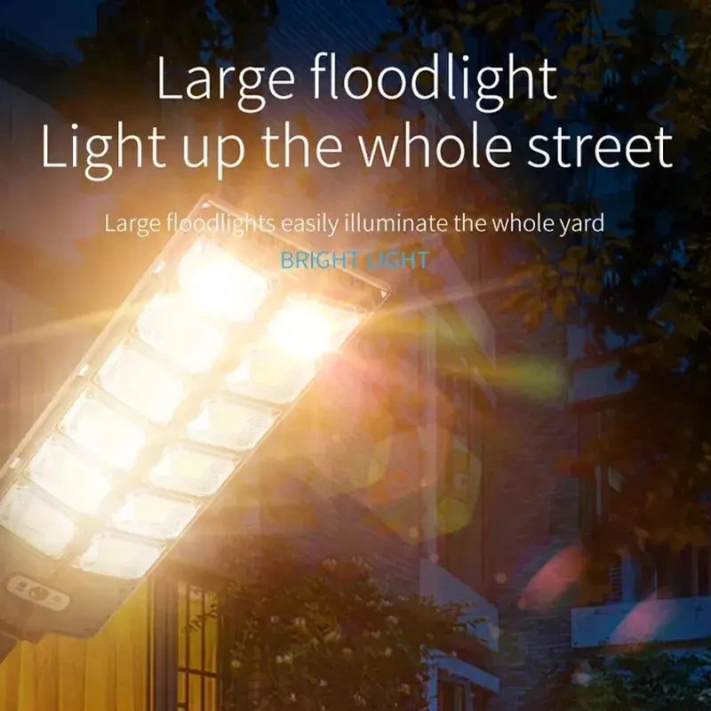 7700LM Solar Led Light Outdoor Most Powerful Outdor Solar Lamp 720 LED 3Mode Remote Control Waterproof Light Garden Street Lamp Oasis Select