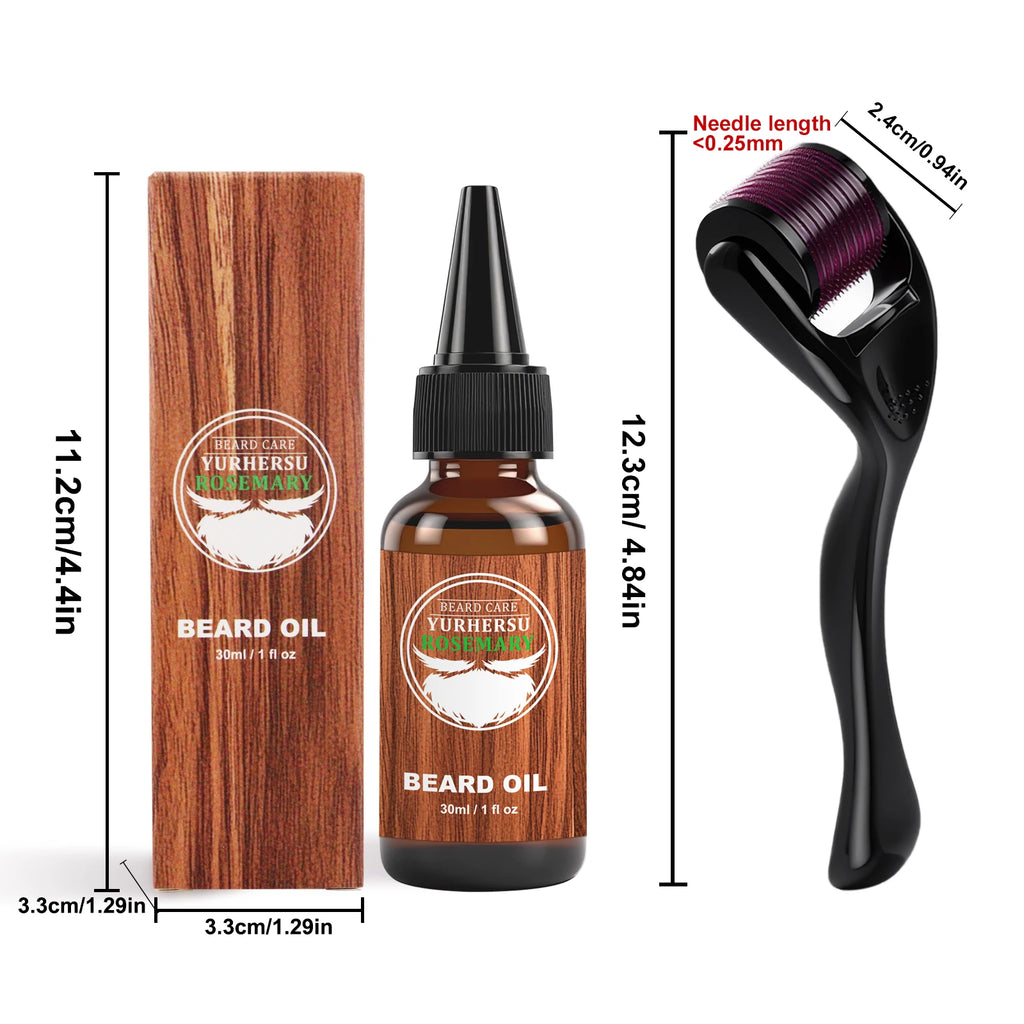 Organic Rosemary Jojoba Beard Oil – Lightweight & Non-Greasy 30ml Beard Oil Oasis Select