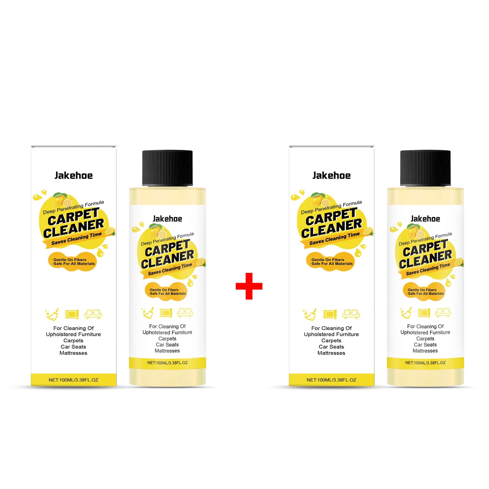 Carpet Cleaner for Fibers Eliminate Stubborn Stains Deodorization Odor Remover Effective Carpet Bubble Cleaner Foam for Fabric Oasis Select 2 X 100ml boxed