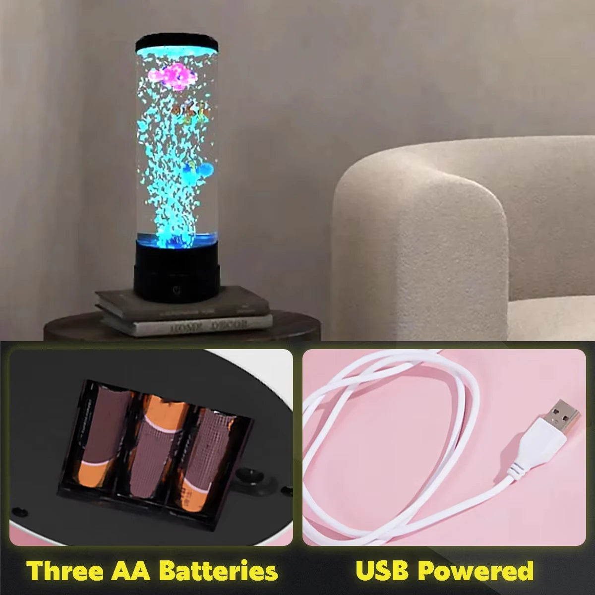 LED Fish Lamp Ambient Night Light Remote Control Color Changing Decorative Lights Aquarium Birthday Gift For Children USB Oasis Select