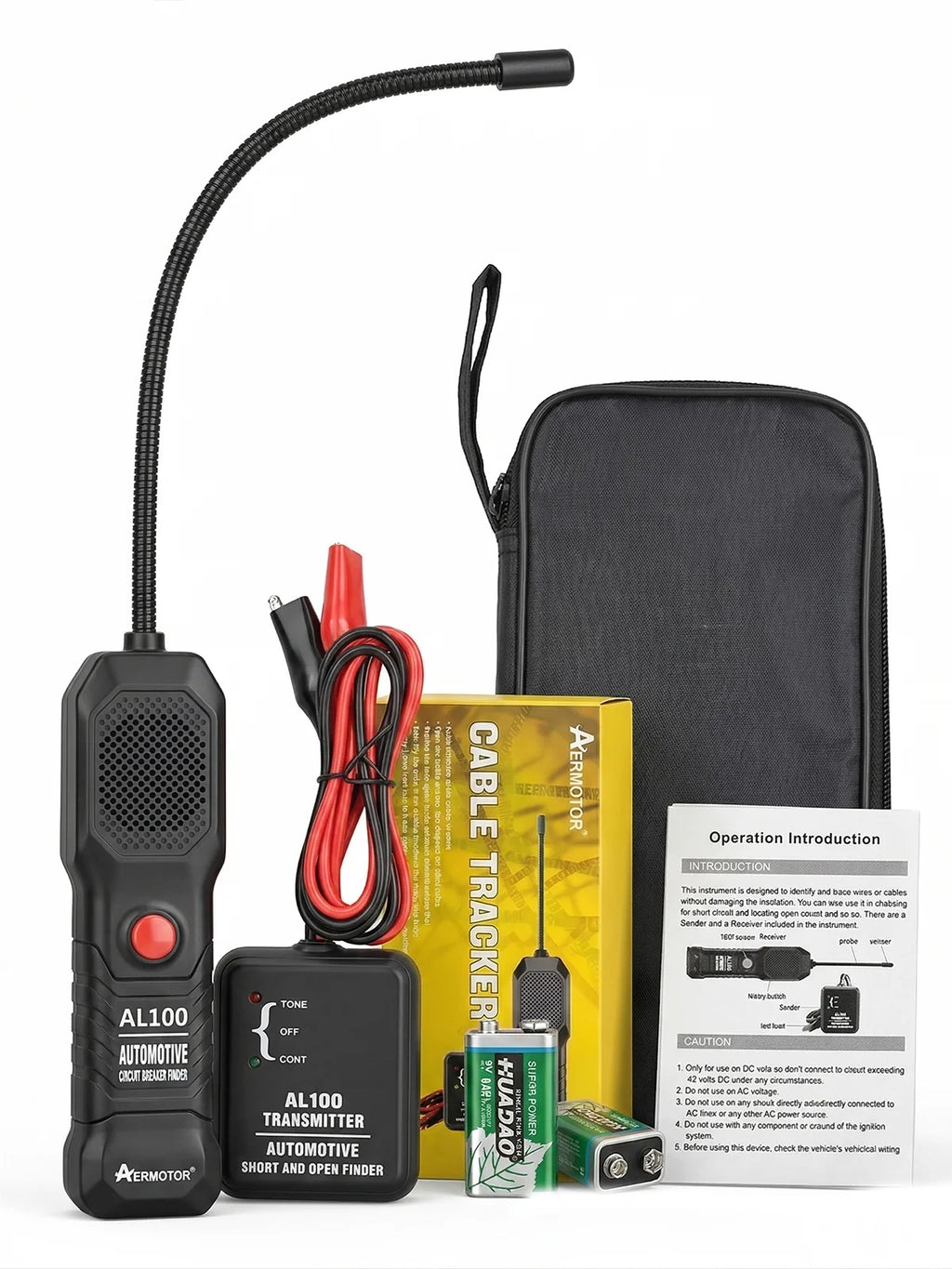 AERMOTOR AL100 Automotive Short Circuit & Wire Tracer Tool Automotive Circuit Tracer Oasis Select AL100