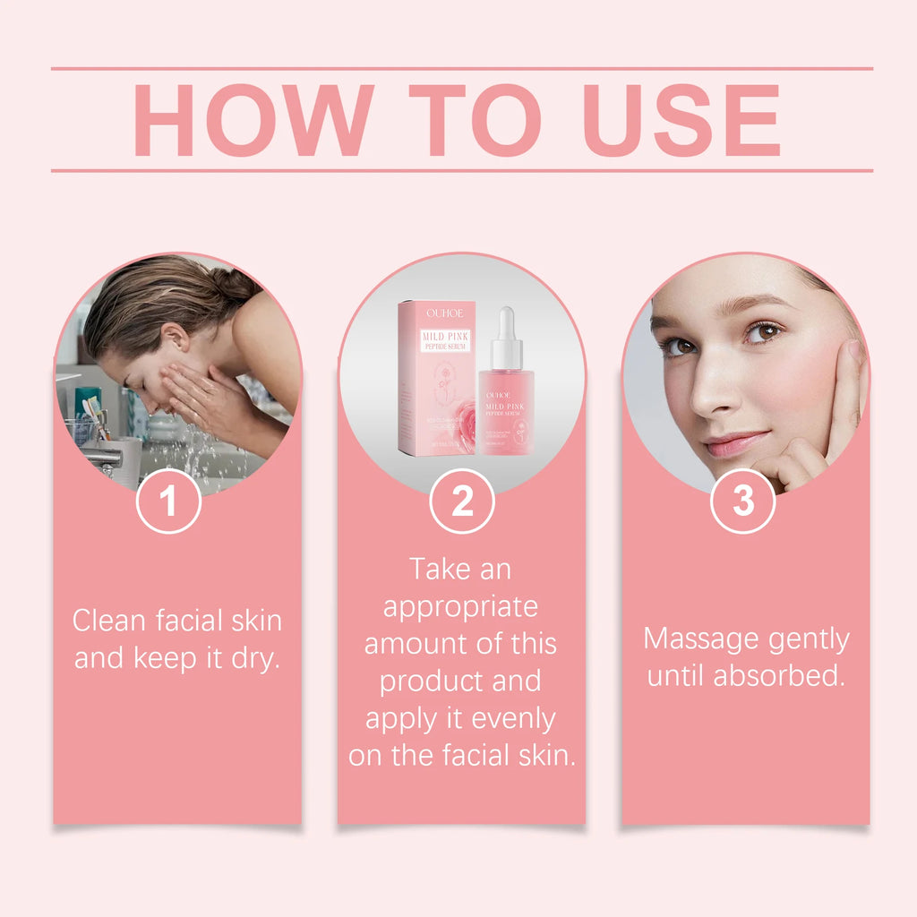 30ML Rose Face Care Serum Gentle Nourishing Increase Skin Elasticity Glowing Reduce Roughness Hydrating Repairing Facial Essence Oasis Select