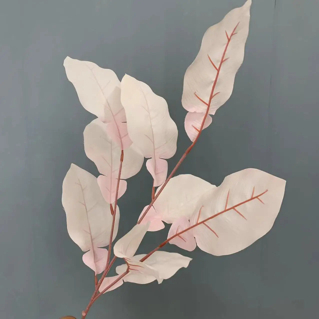 80cm Simulated Large Orange Leaf Decoration Garden Bonsai Simulated Dried Flower Wall Decoration Shooting Props Home Decoration Oasis Select YPK