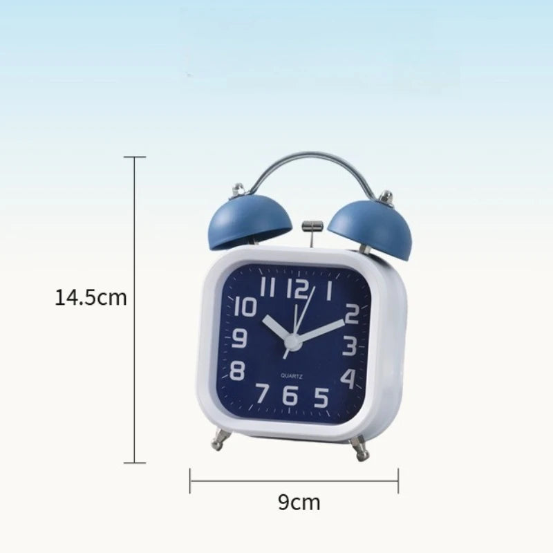 Silent Home Student Specific Desktop Clock Super Loud Dormitory Simple Clock Children with Night Light Boys Single-sided Oasis Select