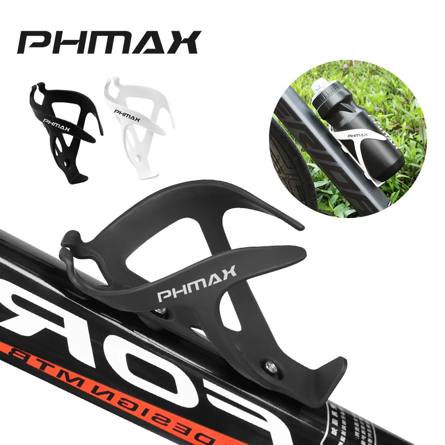 PHMAX Bike Bottle Cage Universal Drinking Bottle Cage Lightweight Bicycle Water Bottle Holder MTB Road Cup Holder Black Oasis Select