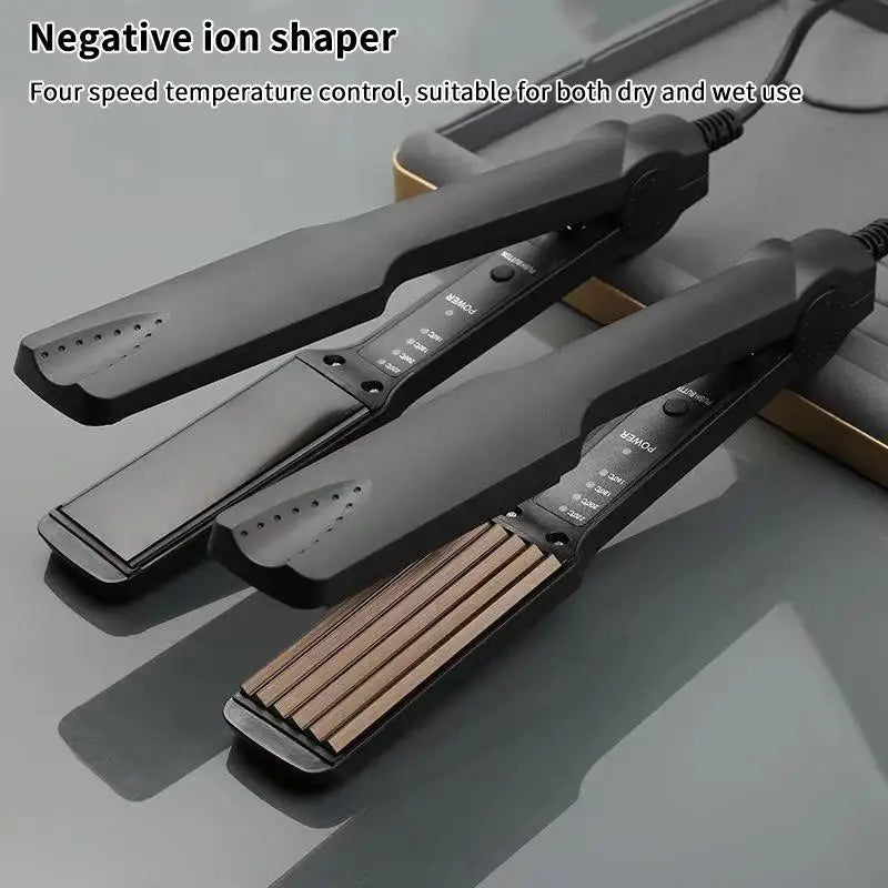 SU Hair Straightening Irons Dual Use Fast Warm-up Thermal Professional Ceramic Heating Plate For Straightening Curling Air Bangs Oasis Select A3