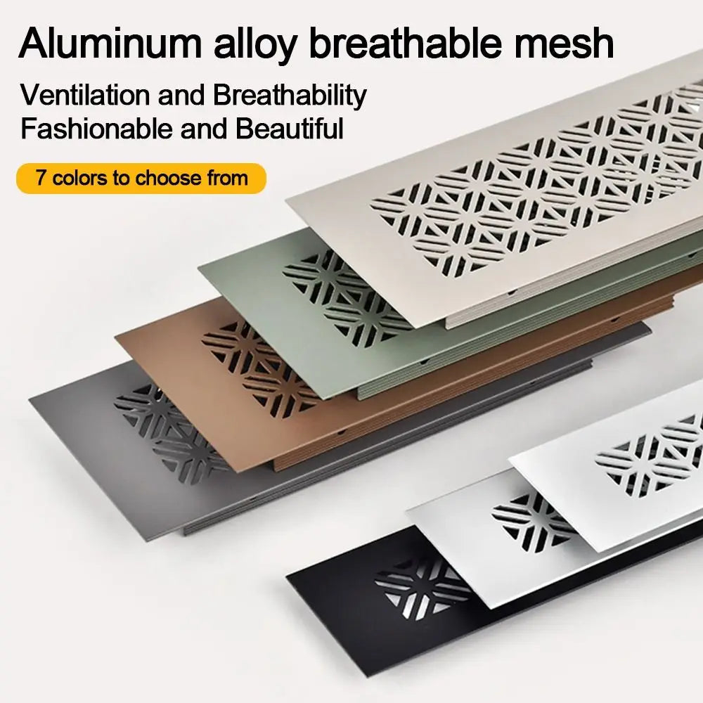 Aluminum Louver Air Vent Grille Cover 50/80mm – Cabinet & Wardrobe