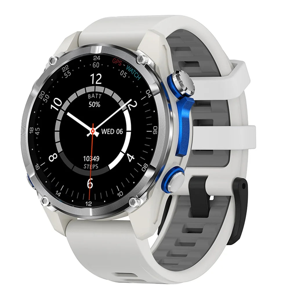 GPS Outdoor Sports Smart Watch Blue Tooth Call 3ATM Waterproof AMOLED Screen Health Watches Compass Smartwatch Information Push Oasis Select SBWGS