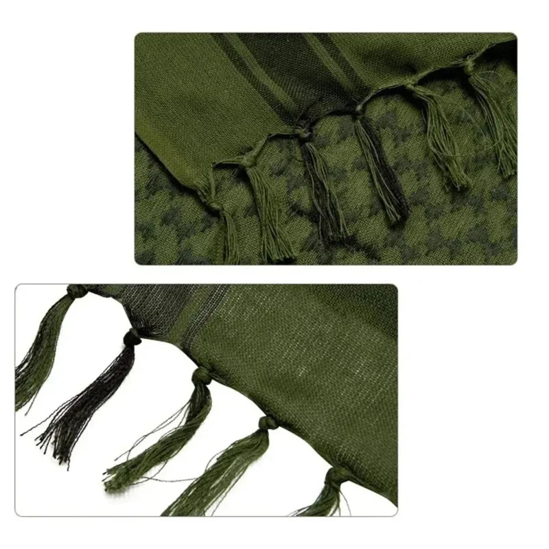 Keffiyeh Tactical Desert Scarf Wrap Shemagh Head Neck Arab Scarf Keffiyeh Scarf Wrap for Men And Women Oasis Select