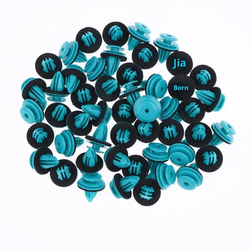 High Quality Green Nylon Auto Fastening Clips, 20/30/50Pcs Pack for Bumper Door Buckle, Best Car Interior Accessories Oasis Select Green 50pcs