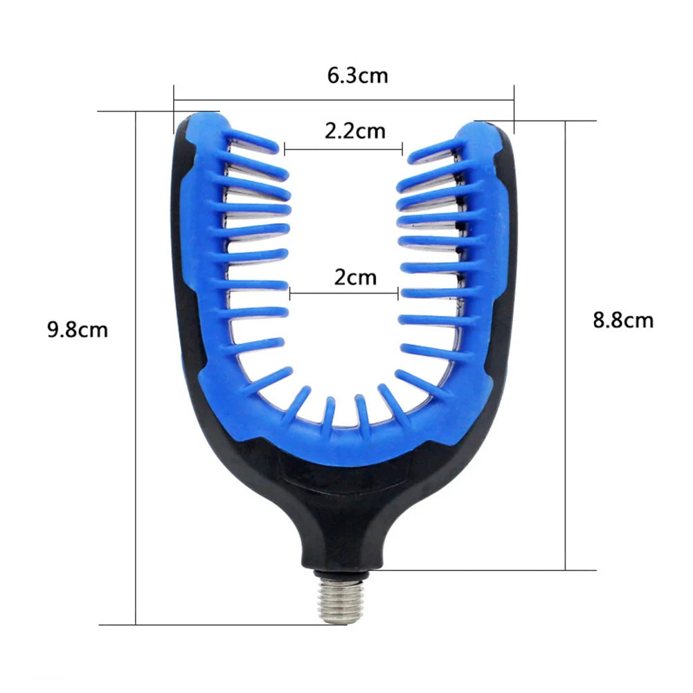 Fishing Rod Holder Rest For Holder Head 3/8 Thread 9.8*6.3cm Prevent Slipping Fishing Tackle Gripper Rest Gripper Rod Grips Tool Oasis Select