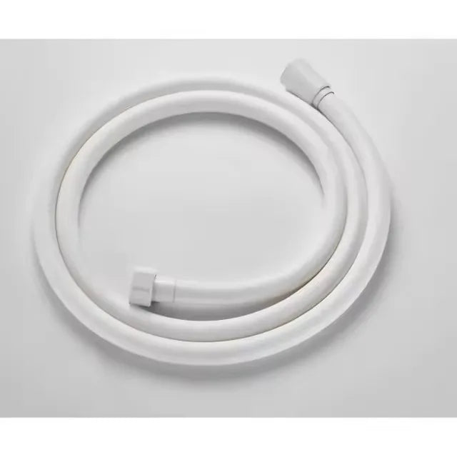 1.5/2.0/3.0M High Pressure Shower Hose Plumbing for Bathroom Accessories PVC Flexible Handheld Anti Winding GI/2 Universal Hose Oasis Select White 1.5M