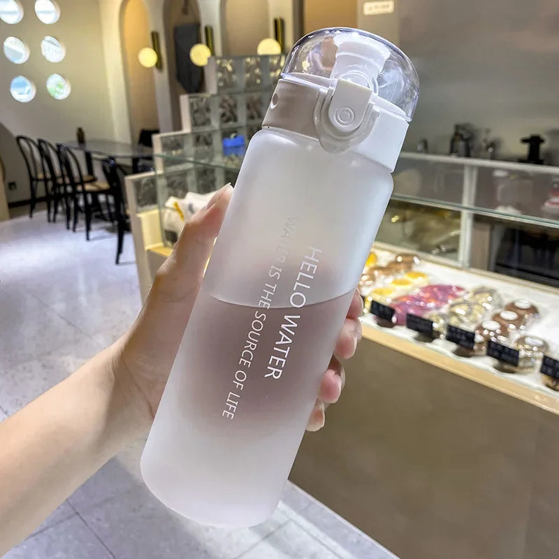 780/1000ml Plastic Water Bottle for Drinking Portable Sport Tea Coffee Cup Kitchen Tool Kids Water Bottle for School Transparent Oasis Select White-780ml 750-1000ml
