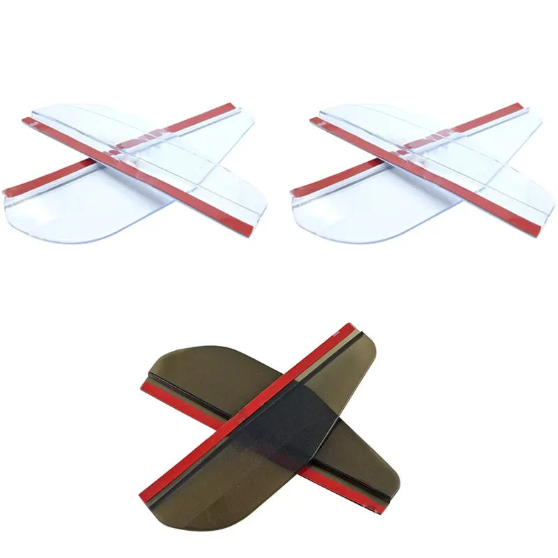 1/2/3/4Pairs Rear View Side Mirror Rain Board Eyebrow Guard Sun Visor Shade Shield Car Exterior Accessories Car Styling Oasis Select 3pairs mix