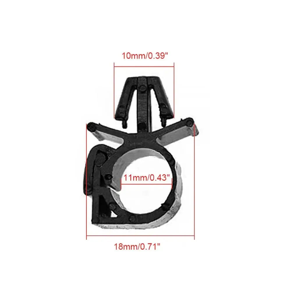 Weather Resistant Anti-Loose 10mm Car Wiring Harness Fixing Clips Zip Ties Cable Buckle Corrugated Pipe Fastener Multi-Function Oasis Select