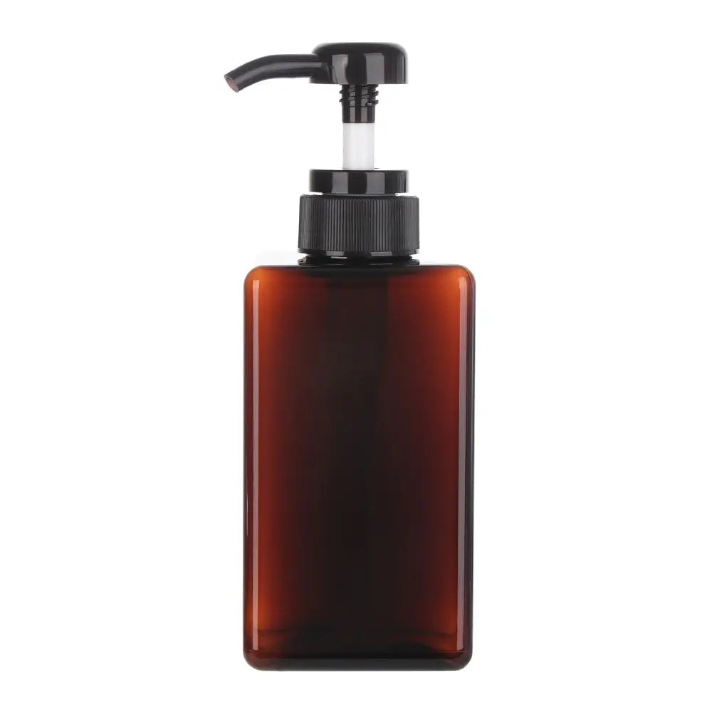 650ml Square Clear Bottle Liquid Soap Whipped Mousse Points Bottling Shampoo Lotion Shower Gel Pump Bottlesnding Soap Dispenser Oasis Select coffee-650ml
