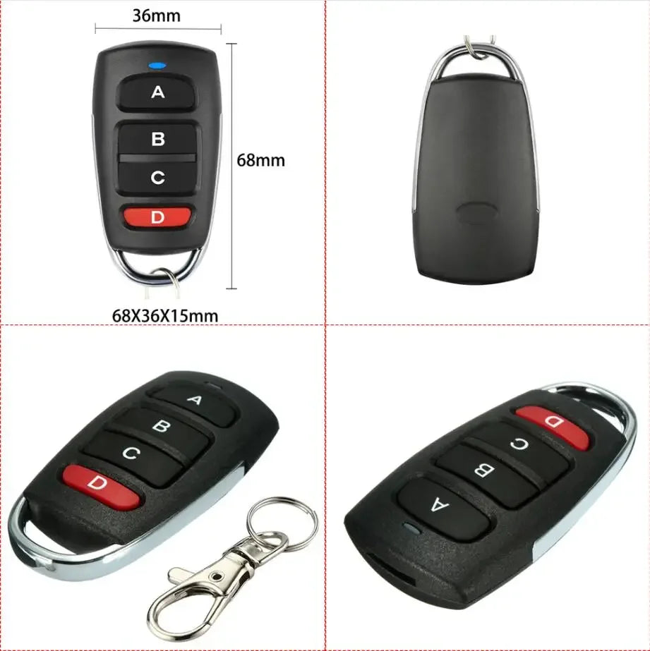 Duplicator 433 Mhz Universal Garage Door Control Remote Control Fixed Learning Code Clone Self-copying Automation For Gates Oasis Select