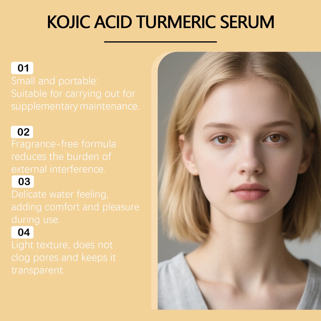 Kojic Acid & Turmeric Exfoliating Serum Spray | Skin Care