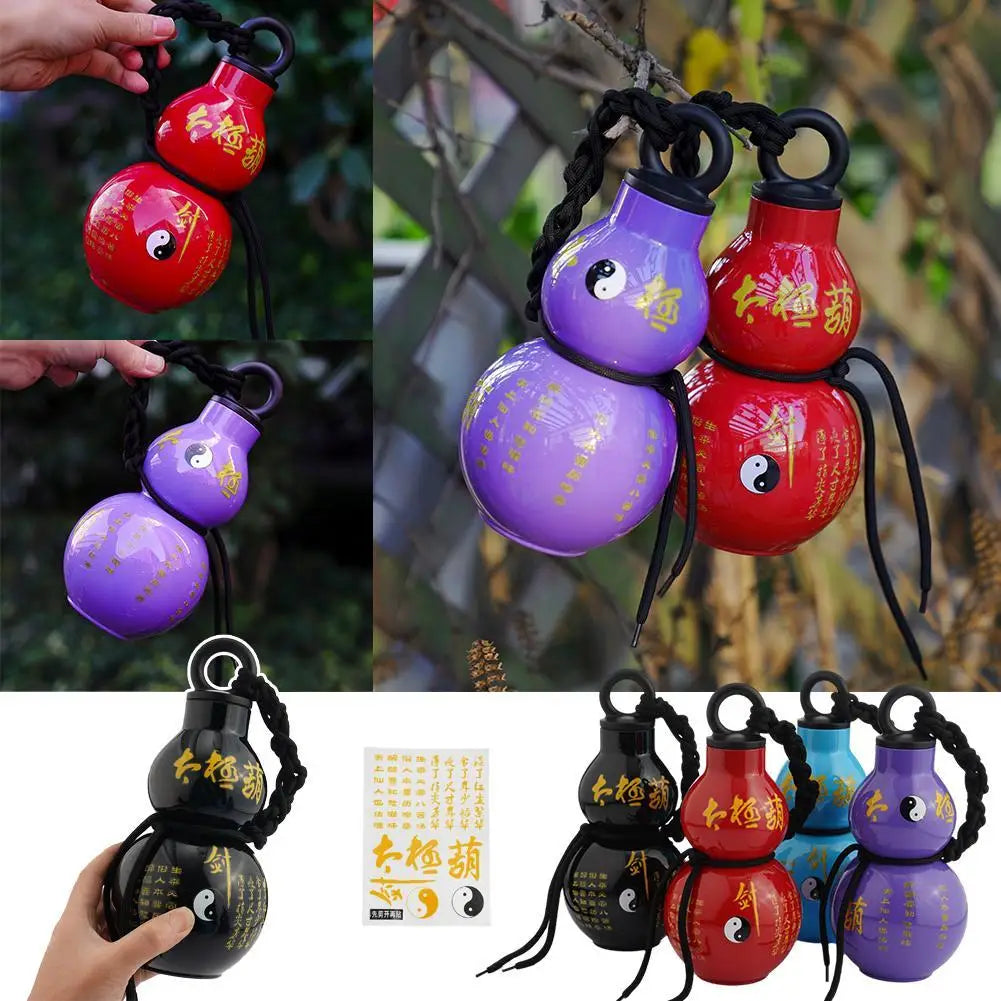 800ml Gourd Water Bottle – Food-Grade Plastic Sports Kettle