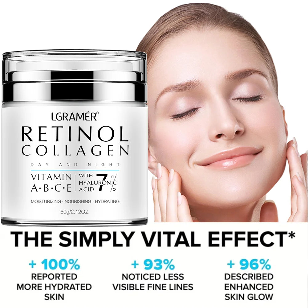 REAROYA Retinol Anti-Aging Face Cream – Collagen & Hyaluronic 60ml Anti-Aging Face Cream Oasis Select