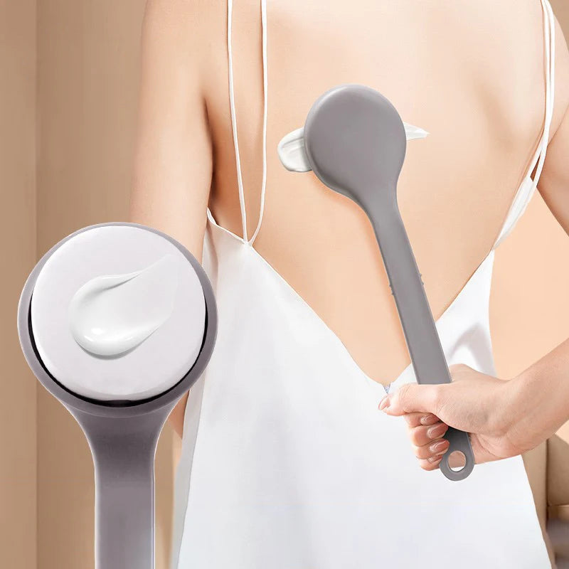 SUSU Lotion Applicator Body Wash Brush Padded Brush With Long Reach Handle Self Application For Back Feet Skin Cream Sunscreen Oasis Select