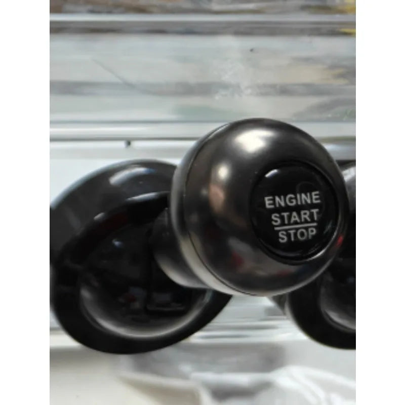 Automotive One Touch Start Button Push To Start Rocker Lever Retro Joystick Decoration Car Interior Accessories Gift Oasis Select Silver 1