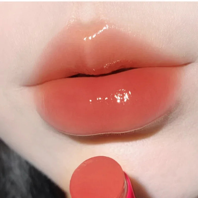 LUXURYTO Glitter Lip Gloss – Glass Mirror Shine, Clear & Red Glitter Lip Gloss Oasis Select 01