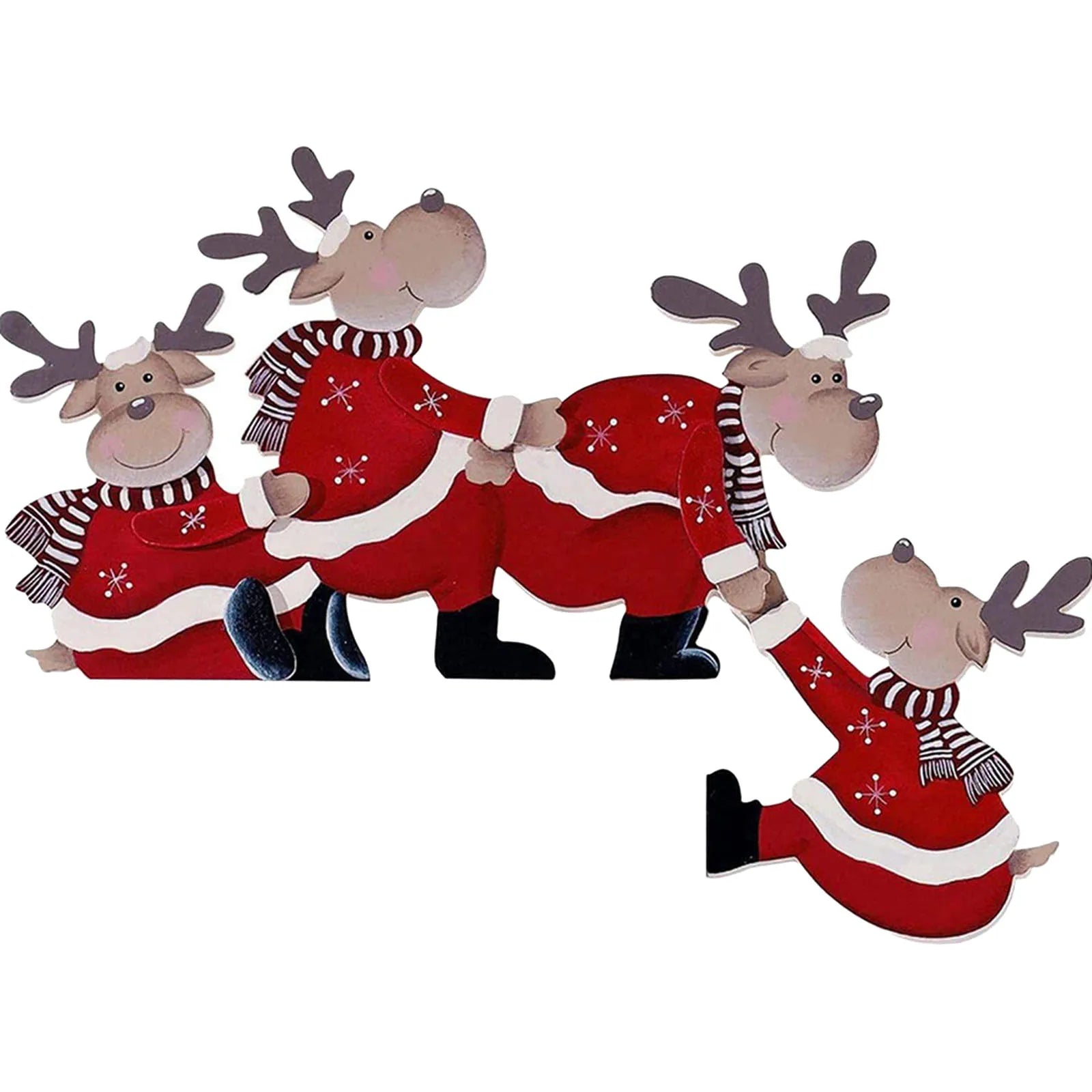 Door Decor Christmas Ornaments Decorations Christmas Door Decor DIY Christmas Deer Hanging Ornament Xmas Door Corner Ornament Oasis Select