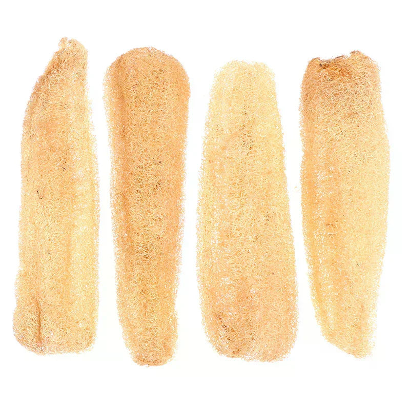 Full Loofah Natural Exfoliating Biodegradable Loofah Sponge Cellulose Natural Shower Sponge Scrubber For Kitchen Bathroom Oasis Select